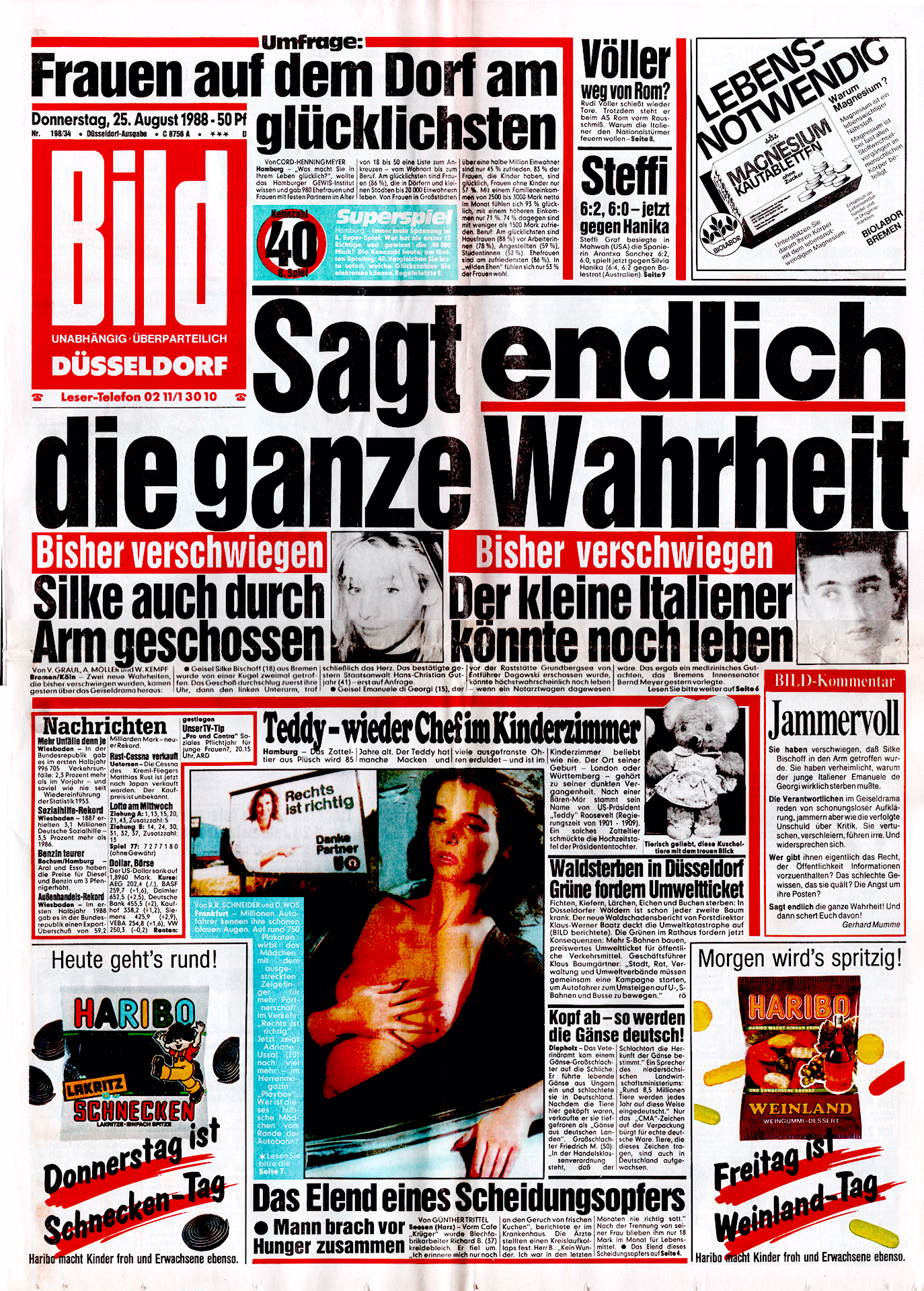 Bildzeitung - Sagt endlich die ganze Wahrheit - Axel Springer (gest. 1985) Bildzeitung - Sagt endlich die ganze Wahrheit - Axel Springer (gest. 1985)